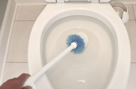 مهارت هایی برای تمیز کردن خانه,زمان دور انداختن برس توالت