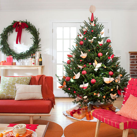چیدمان های زیبای درخت کریسمس, ساخت و تزیین درخت کریسمس