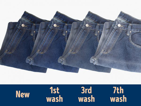 روش های خشک کردن لباس جین,روش های شستن لباس جین
