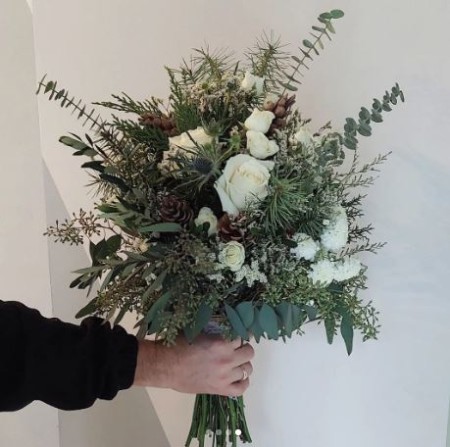 مدل دسته گل عروس زمستانی, دسته گل عروس زمستانی, مدل های متنوع دسته گل عروس برای زمستان