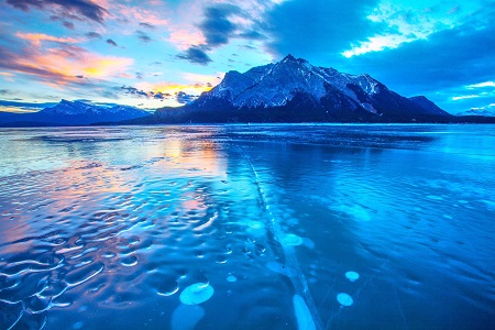 دریاچه ی آبراهام در کانادا, دریاچه یخ زده آبراهام, دریاچه آبراهام کجاست