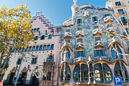 معماری خانه استخوان بارسلونا