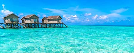زیباترین سواحل با آب‌های فیروزه‌ای,سواحل زیبا,مالدیو