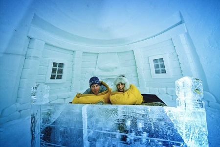 بهترین هتل های یخی جهان، هتل های یخی، هتل های یخی سوئد