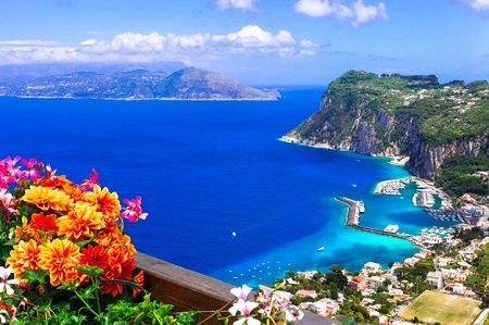 هوای جزیره کاپری, جزیره کاپری, جزیره کاپری در ایتالیا