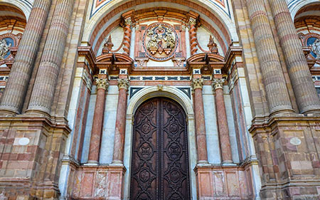 کلیسای جامع مالاگا,کلیسای جامع مالاگا از مکانهای دیدنی اسپانیا,عکس های کلیسای جامع مالاگا