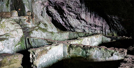 غار کوکاین, تاریخچه غار کوکاین, درون غار کوکاین