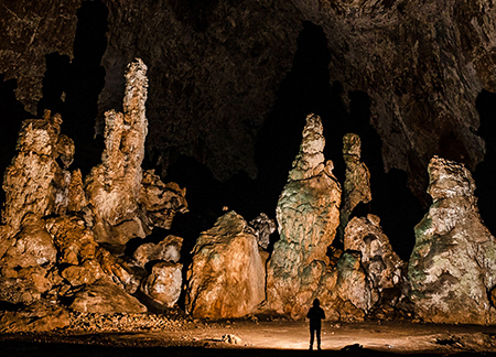 غار کوکاین, تاریخچه غار کوکاین, استالاکتیت ها و استالاگمیت های غار کوکاین