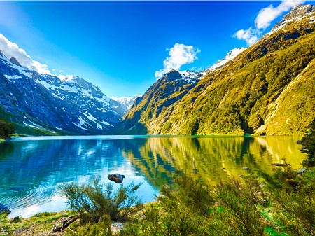 پارک ملی فیوردلند نیوزلند, بزرگ ترین پارک ملی در نیوزیلند, آبدره های فیوردلند
