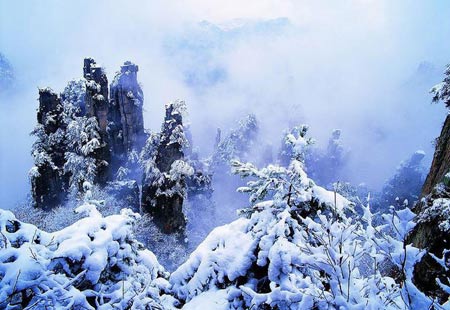 کوهستان تیانزی در چین,تصاویر کوهستان تیانزی,پسر آسمان