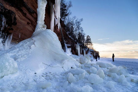 عجایب طبیعت,دریاچه یخی