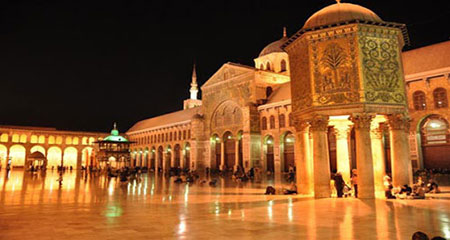 عکس مسجد,مهمترین مساجد مسلمانان جهان,مسجد بنی امیه