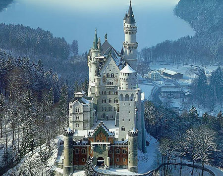 قصر نُوی‌شوان‌شتَین آلمان,قصر نُوی‌شوان‌شتَین باواریا,تصاویر قصر نُوی‌شوان‌شتَین آلمان