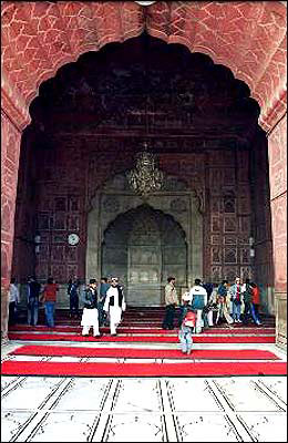 مسجد جامع دهلی,مسجد جهان‌نما دهلی,زیباترین مساجد جهان