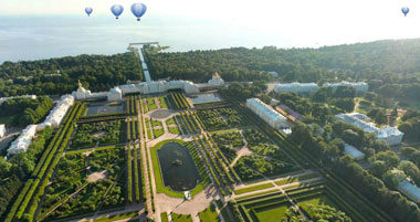کاخ پترهوف, باغ پترهوف, کاخ پترهوف در روسیه