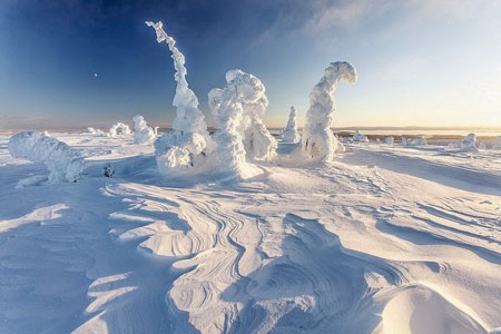 پارک ملی ریسیتونتوری در فنلاند,تصاویر پارک ملی فنلاند در زمستان