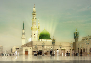 عکس مسجد النبی در مدینه
