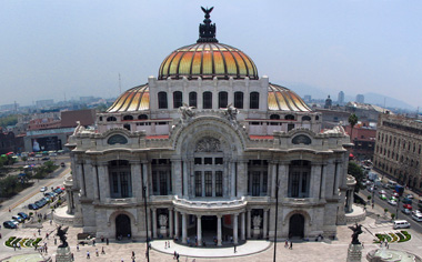تصاویر قصر هنرهای زیبا در مکزیک,قصر هنرهای زیبا در مکزیک, مکانهای تاریخی مکزیک