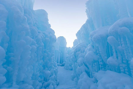 پارک یخی زمستانی در کانادا,تصاویر پارک یخی,عکس های پارک یخی زمستانی در کانادا