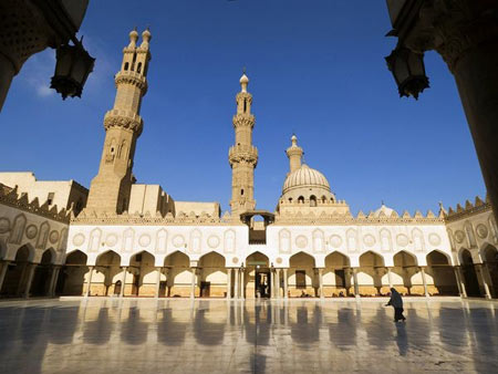 مسجد الازهر,مسجد الازهر از مهم ترین مساجد مصر, مسجد الازهر در قاهره