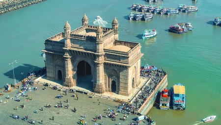 دروازه هند کجاست , تاریخچه دروازه هند بمبئی , سبک معماری دروازه هند بمبئی