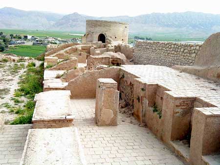 شهر تاریخی قلعه تل,قلعه تل خوزستان,آتار باستانی ایران