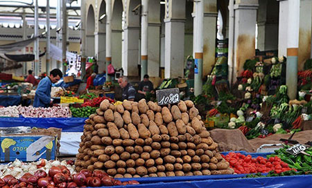 بازار‌ سنتی شهر تونس,تونس,بازار میوه تونس