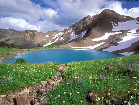 عکس های دریاچه کوه گل