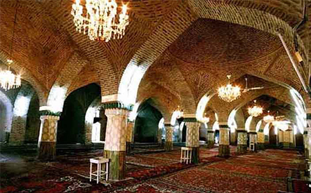 مسجد جامع تسوج, تاریخچه مسجد جامع تسوج, نمای داخلی مسجد جامع تسوج