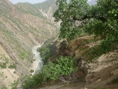 دهستان شلیل, زمان سفر به آبشار لندی, روستای لندی