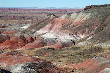 صحرای رنگی, پارک ملی آریزونا, کویر رنگی در آریزونا
