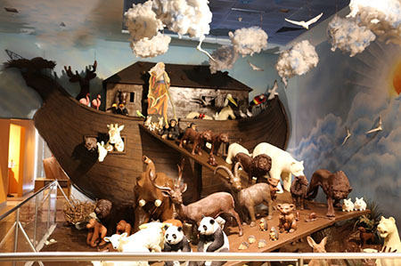 موزه شکلات استانبول , طراح موزه شکلات استانبول , کشتی نوح شکلاتی در موزه شکلات استانبول
