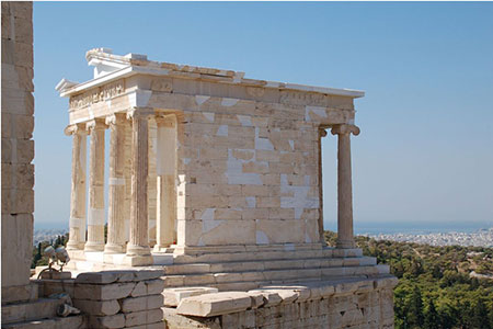 معبد آتنا,معبد آتنا در یونان,معبد الهه پیروزی در آتن