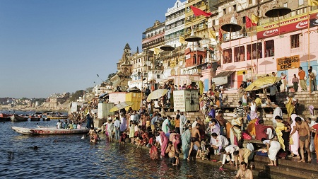 رسوم بنارس هند, مراسم مذهبی هندویان در بنارس, رود گنگ بنارس