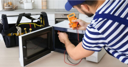 علت صدا دادن مایکروفر اغلب از فن خنککننده معیوب است علت صدا دادن مایکروفر, علت صدای جرقه در مایکروفر