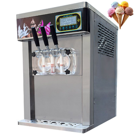 دستگاه بستنیساز قیفی رومیزی برای فضای کوچک مناسب است دستگاه بستنی ساز قیفی, دستگاه بستنی قیفی سه قیف