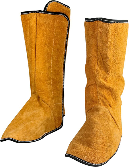 گتر عایق حرارت از پاها در برابر حرارت و جرقه محافظت میکند گتر عایق حرارت, گتر چرمی ساق بلند