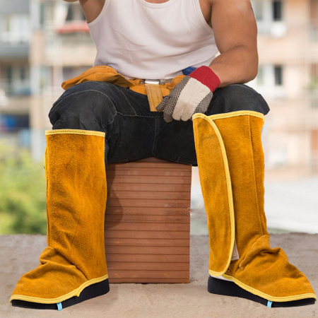 طراحی گترها استفاده راحت و ایمن را فراهم میکند گتر عایق حرارت, گتر چرمی ساق بلند