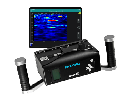 توموگرافی فراصوت بتن, اسکن فراصوت بتن