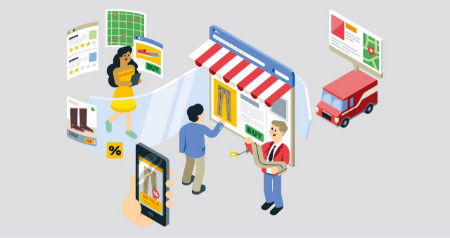 خردهفروشی کالا را مستقیماً به مصرفکننده نهایی میرساند صنعت خرده فروشی, راه اندازی فروشگاه آنلاین