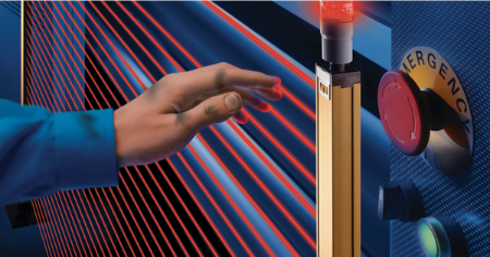 پرده نوری ایمنی, فاصله ایمنی پرده نوری