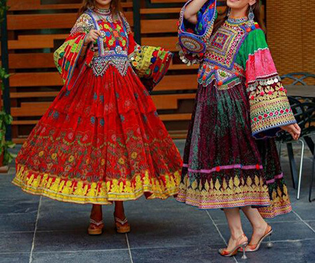 مدل لباس گند افغانی دخترانه,لباس های محفلی افغانی,لباس گند افغانی شیک