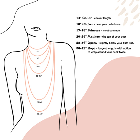 آشنایی با انواع سایز گردنبند