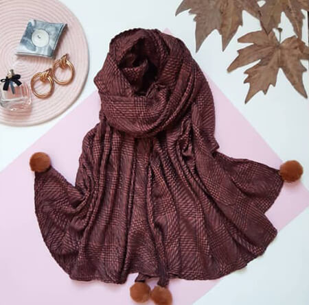 شال و روسری های پاییزی, نمونه هایی از شال های پاییزی, طرح های شیک شال پاییزی
