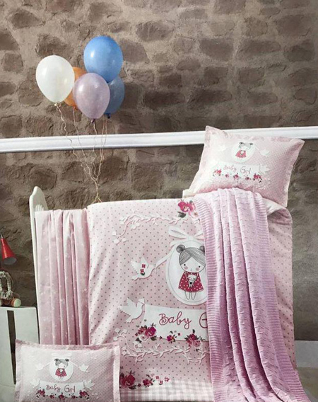 baby1 bed2 set1 ست نوزادی مخصوص تخت