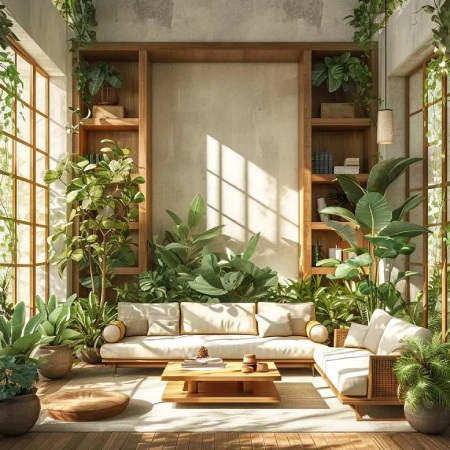 عکس هایی از طراحی بیوفیلیک