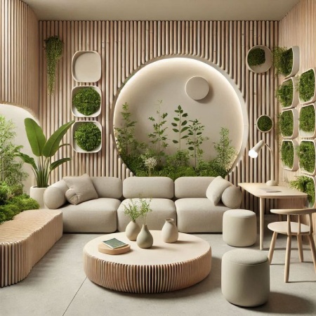 طراحی بیوفیلیک داخلی