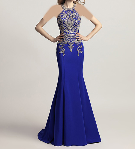 مدل لباس شب به رنگ آبی,لباس مجلسی به رنگ آبی