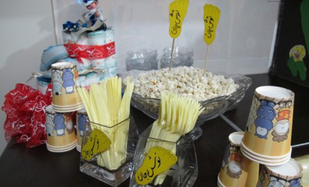 تزیینات جشن قدم,جشن قدم نوزاد,جشن قدم