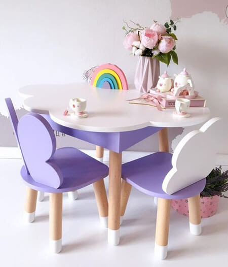 طراحی میز و صندلی,شیک ترین مدل میز و صندگی بچه گانه,نمونه هایی از مدل میز و صندلی کودک